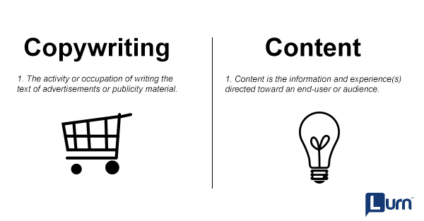 Copywriting vs content writing