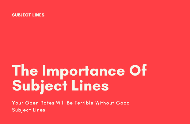 The importance of writing good subject lines