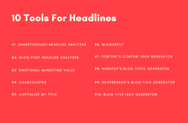 10 tools for writing headlines
